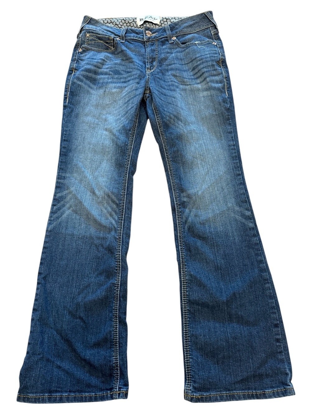 ARIAT R.E.A.L PERFECT RISE STRETCH ROSA BOOT CUT JEAN IN LITA 30 S - Picture 4 of 16